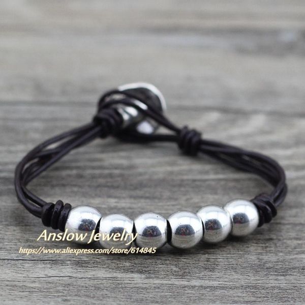 

ювелирные изделия anslow моды посеребренной урожай ретро ручной charm wrap rope оптовых подарков dropshipping подарки low0591lb sqcptw new_d, Golden;silver