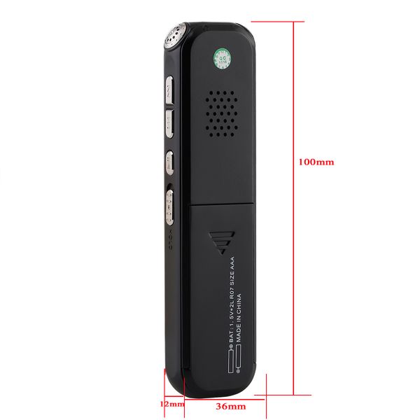 Freeshipping Professional Smart Voice Recorder 8GB 16GB Reprodução de Suporte Digital Mic Gravação Senha Proteção MP3 Player para a reunião