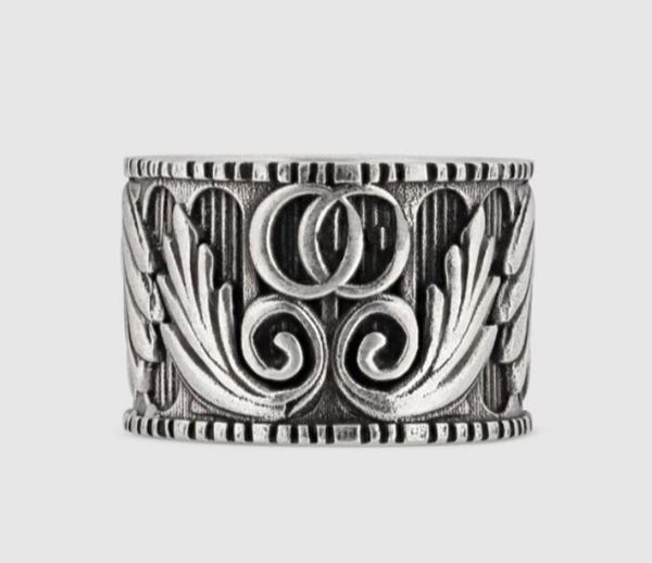 

new letter pattern ring silver plated ring striped charm ring supply fashion jewelry supply