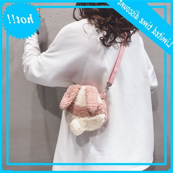 

rabbit ear 2020 new cute plush bag for women