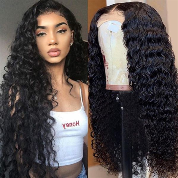 Perucas de cabelo humano de peruca de peruca sintética longa para mulheres brancas e negras que parecem reais JC0028-2
