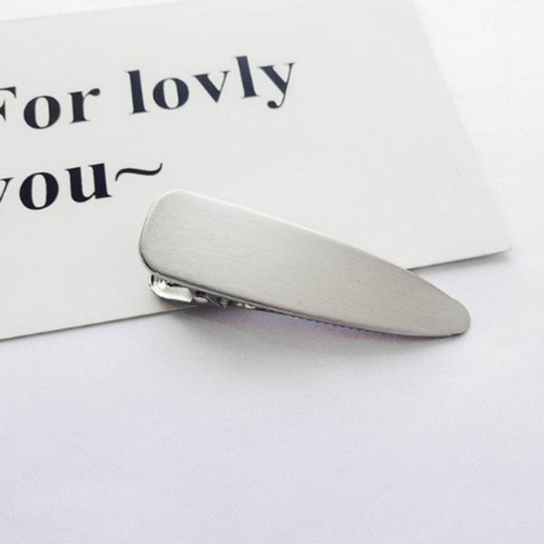 

1pc elegant matte metal hairpins women retro hair clip smooth face bangs clip waterdrop barrettes headdress hair accessories swy wmttuf