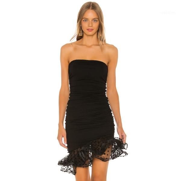 

cy summer black strapless dress fashion bodycon mini backless evening party dress nightclud lace dresses women1, Black;gray