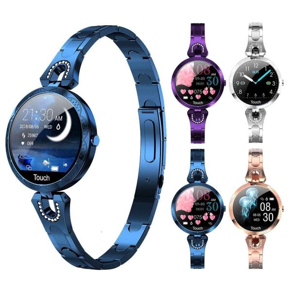 

ak15 fashion smart women's bracelet exquisite round anti falling tempered glass dial sports health newsbgt