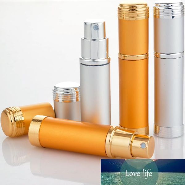 Hot Sale 5ml Mini frascos de perfume de pulverização de alumínio spray atomizador frasco de perfume pequeno frasco de 5ml para o curso Cosmetic