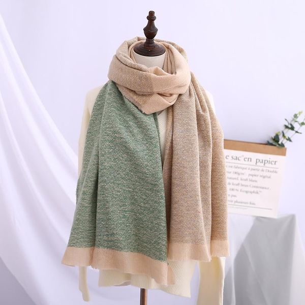 

новый 2020 кашемира шарф печати plaid cachecol foulard мужчины женщины кисточкой хиджаб шаль шарфы пончо бандана echarpe, Blue;gray