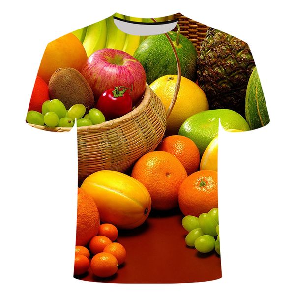 

3d fruit style printed cute plus 3d print shirts plus size oversized hentai men clothing