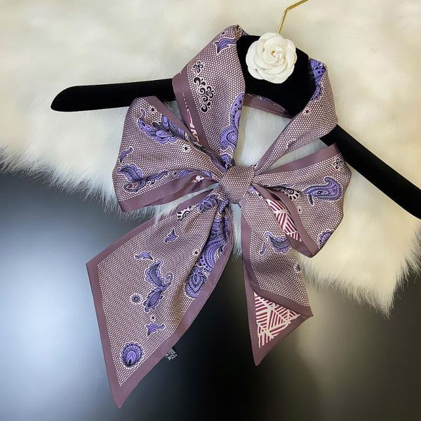 

160 * 13см новый артистический кешью дважды слой печатных саржевого переплетения шелковый женщин длинный шарф шарф, Blue;gray