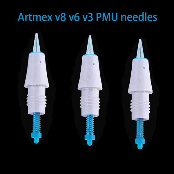 

20pcs 1/3/5/7 pin needle cartridges replacement for artmex v8 v6 v3 eyebrow tattoo permanent makeup machine pmu tattoo needle