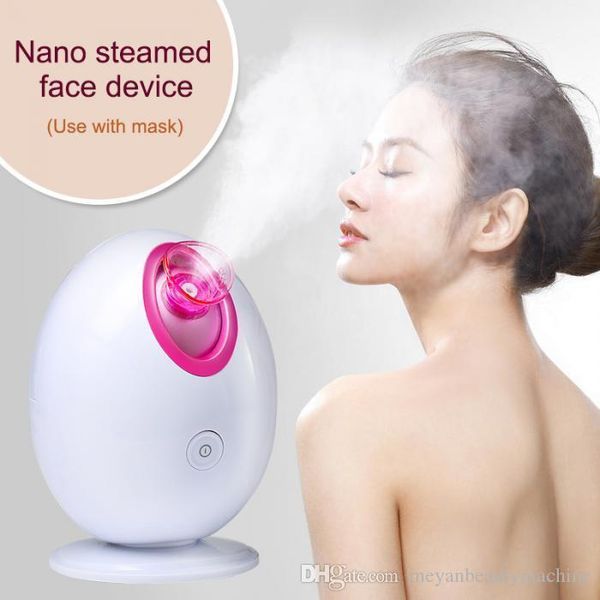 Novo Popular Rechargeable Skin Cuidados Ferramenta Facial Spa Pulverizador Pele Renovação Pores Cleanser Facial Pele Steamer