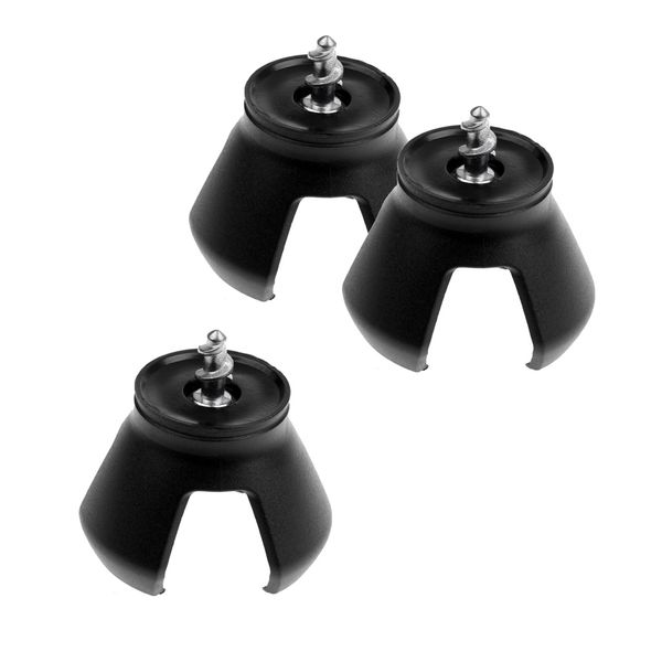 

3 pieces golf ball pick up claw sucker for putter grip retriever attachable