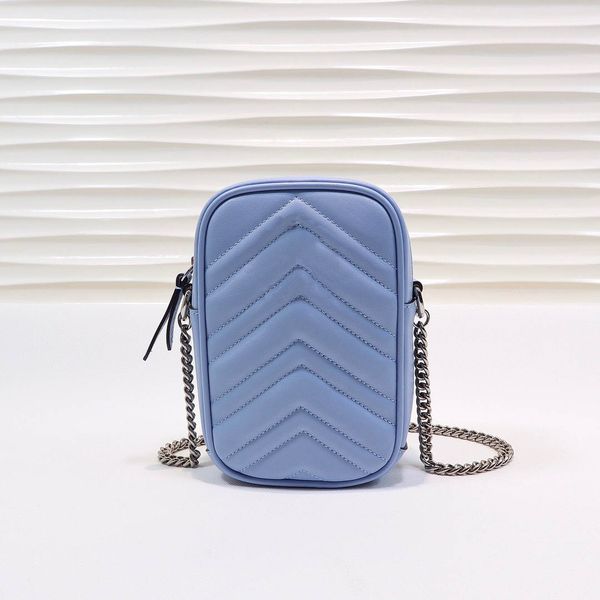 

2020 mini colors genuine leather with silver hardware womens shoulder bag with box luxurys designers bags handbag chain bag crossbody bag 18