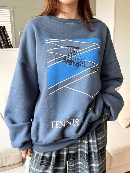 

dazy letter graphic drop shoulder sweatshirt g2jf#, White;black