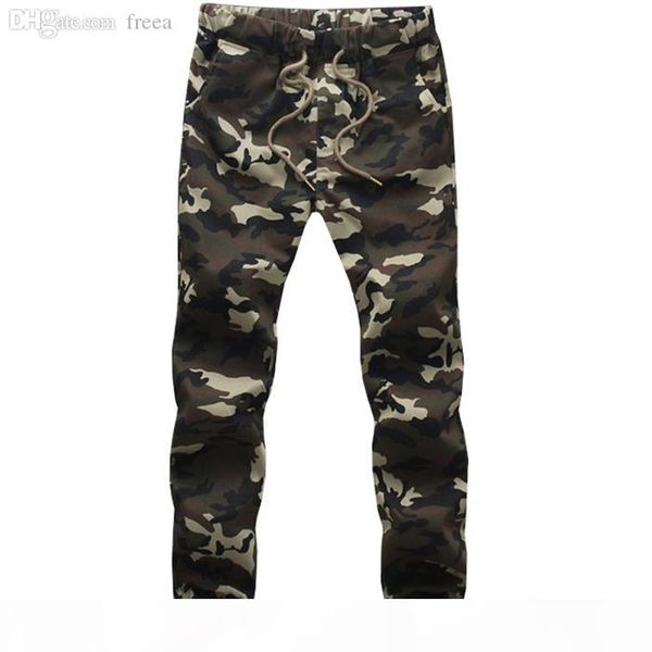 

wholesale-fashion mens camouflage pants joggers baggy pants loose sweatpants casual cargo trousers camo joggers plus size # a4984, Black
