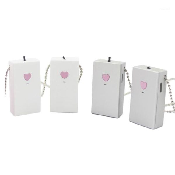 

2 pcs usb portable wearable air purifier, air necklace negative ion freshener no radiation low noise1