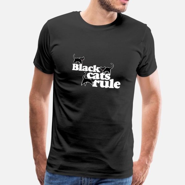 

black cat правило t shirt высокое качество печати на заказ костюм толстовка толстовка