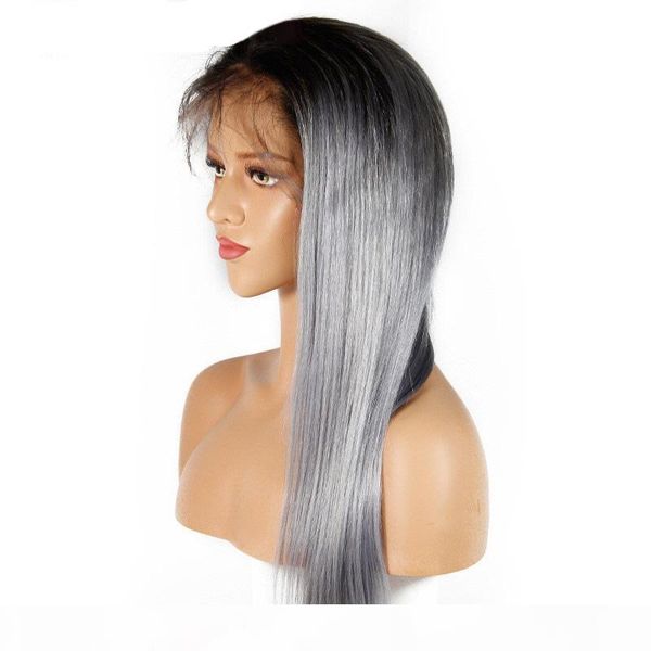 

wholesale lace front wigs virgin brazilian human hair lace wigs m017, Black;brown