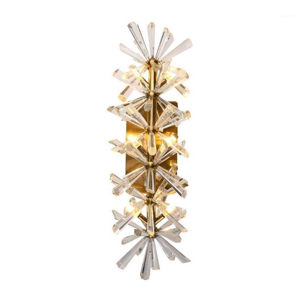 

beautiful design crystal wall lamps modern sconce ac110v 220v lustre home decoration wall light1