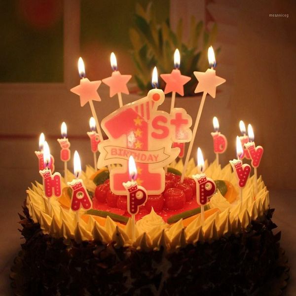 

1pc birthday candles for first one anniversary birthday girl boy party baby children digital candle gift cake er decoration1