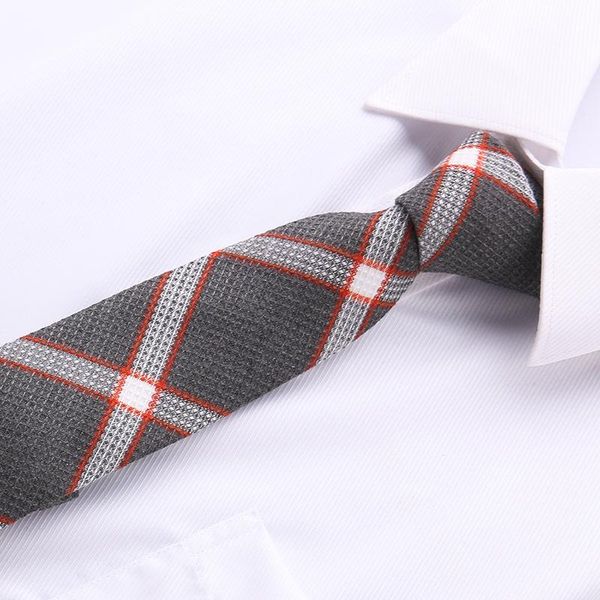 

tie for men formal business wedding suit neck wear woven ties fashion cotton men's ties narrow neckties 6 cm classic paisley, Black;gray