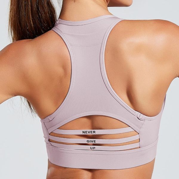 

hipsterme new yoga sports bras one-piece solidsports underwear women's -proof running and fitness bra active wear women gym, White;black