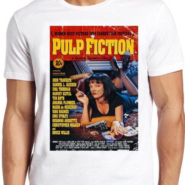 

pulp fiction t shirt movie poster tarantino 90s cult film cool gift tee 261 sport hooded sweatshirt hoodie