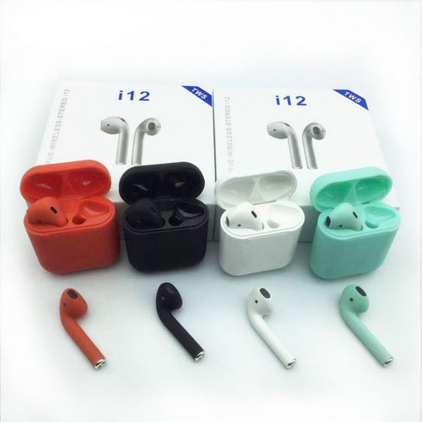 

selling i12 tws earphone bluetooth wireless earphone i12 wireless sound headset sport earbuds
