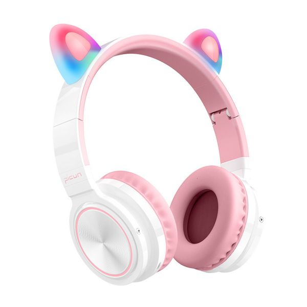 

cat ear light wirels bluetooth cute headset pincunfa binaural card player