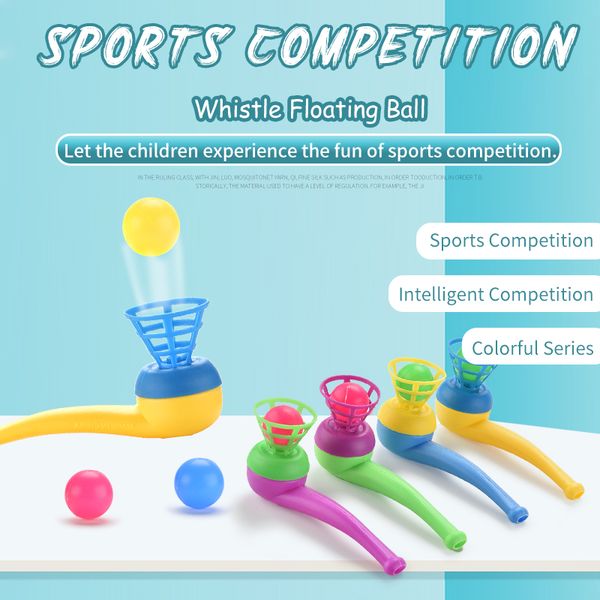 

plastic floating ball toy classic nostalgia air suspension blowing ball pipe ball toy for kid party favor