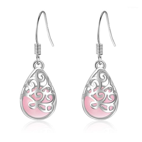 

nehzy 925 sterling silver new woman moonlight cat's eye love pleasure pool earrings fashion fashion jewelry long high-grade1