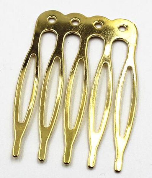 

diy headdress combs металл волосы расческа лапка шпилька tie отверстие 5 зубов железного волос расческа diy заключения ювелирных изделий 10ш, Black;white