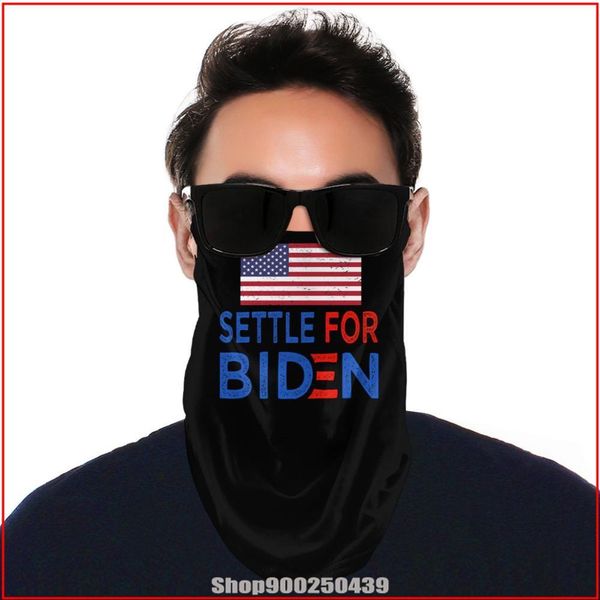 

settle for biden american flag usa -loves bandanas bandana scarf diy neck gaiter windproof training balaclava bbyqzm alice_bag, Black