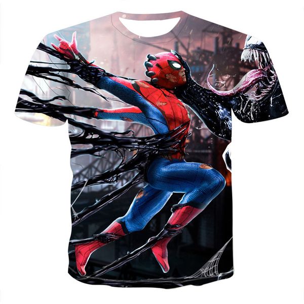 

venom marvel 3d print shirts harajuku anime oversized men clothing