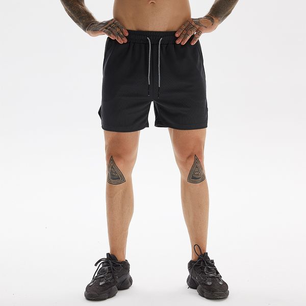 

men's sports casual gym fitness running workout five-point comfortable loose quick-drying beach shorts, White;black