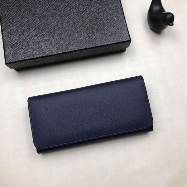 

designer wallet card holder mens saffiano leather flap long wallet black purse bags women calfskin folding short wallets p letter p2e9#, Red;black