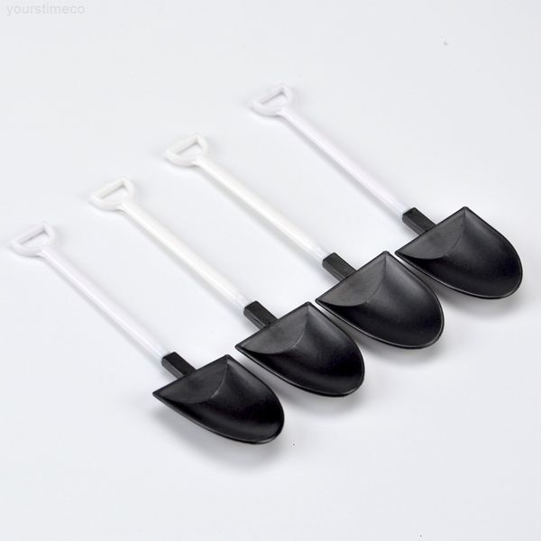

pcs shovel shape plastics spoon for 100 ice cream cake pudding dessert