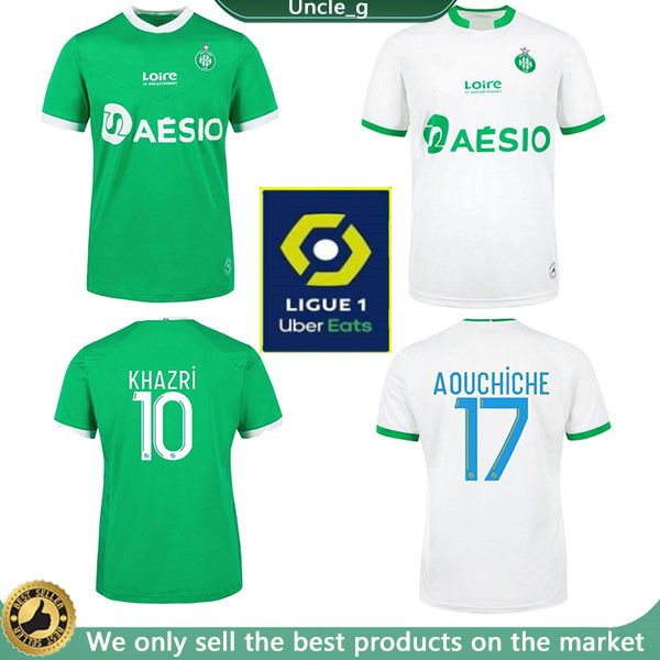 

20 21 майо as saints-etienne дети мужчина футбол джерси дома вдали взрослых 2021 st etienne хазри beric будебуз aholou костюм футбола shirt, Black;yellow