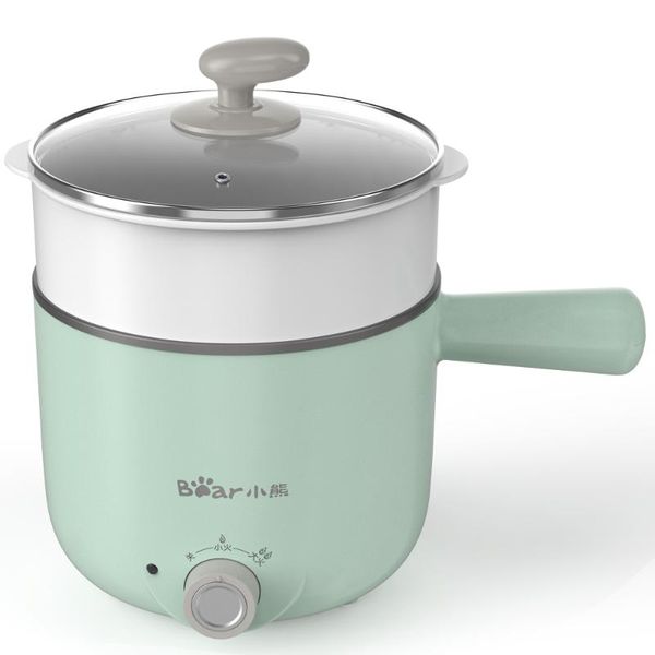 

electric skillets 220v 1.2l mini portable rice cooker non-stick multi pot for travel office school eu/au/uk/us