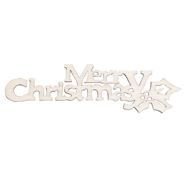 

new@merry door wooden christmas home pendants decor tree wall window hanging ornaments wood crafts 10pcs 7