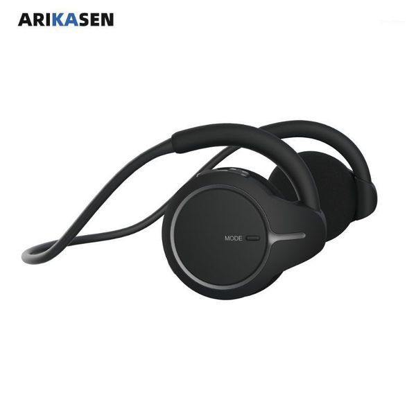 

arikasen mp3 player with bluetooth 5.0 mp3 wav wireless headset comfortable bluetooth earphone with carrying bag microphone1