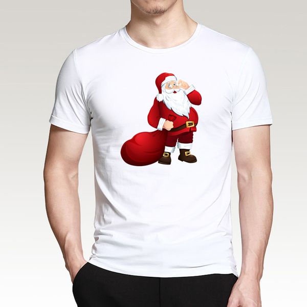 

santa claus men's t shirts new arrival fitness xmas t shirt happy new year summer men casual streetwear sport hooded sweatshirt hoodie