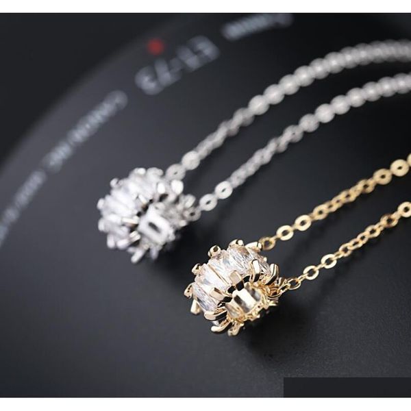 

quality 18k gold pendant necklace silver fashion mix rhinestone swan key heart flower tails pearl necklace discount jewelry wholesales 27em