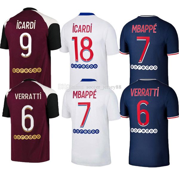

2020 2021 maillots de foot 20 21 soccer jersey kids icardi pa p mbappe marquinhos s neg ris camisetas ymar jerseys child football shirt, Black;yellow