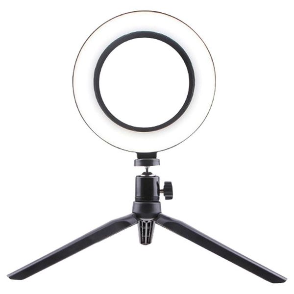 

10-inch ring light tripod, deskled ring light, three-color adjustable light for live broadcast, makeup,pgraphy