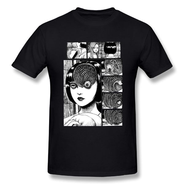 

midnite star uzumaki junji ito tees horror manga tshirt slim fit short discount men's awesome sport hooded sweatshirt hoodie men t shir