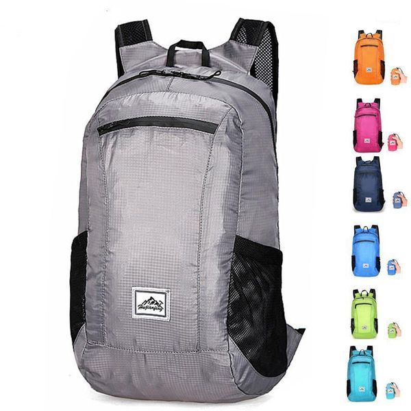 

duffel bags 20l lightweight portable foldable backpack waterproof folding bag ultralight outdoor pack for women men travel hiking1
