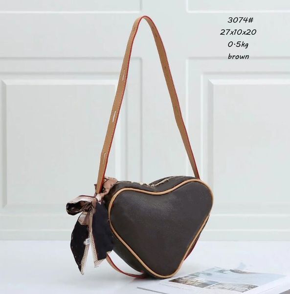 

new style fashion love shoulder bag ladies crossbody heart-shaped bag wallet handbag shoulder bag6657
