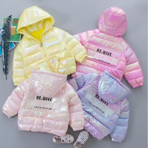 

down coat autumn winter children's jackets colorful kids duck parkas thicker warm boys girls coats waterproof children outerwear, Blue;gray