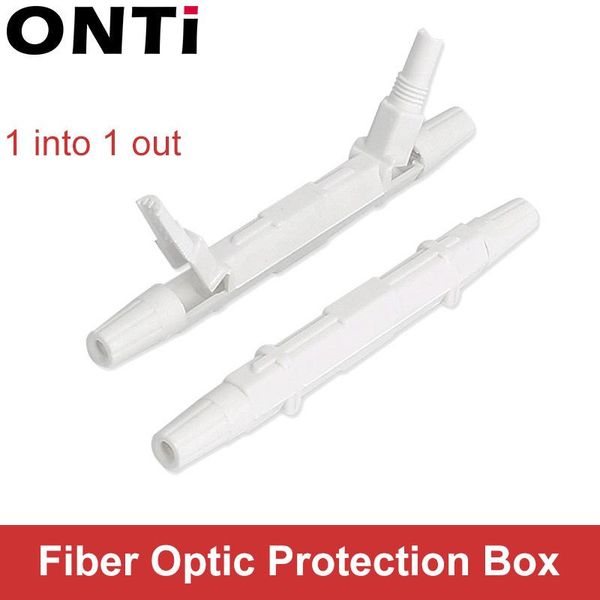 

onti drop cable protection box optical fiber protection box small round tube heat shrink tubing to protect fiber splice tray