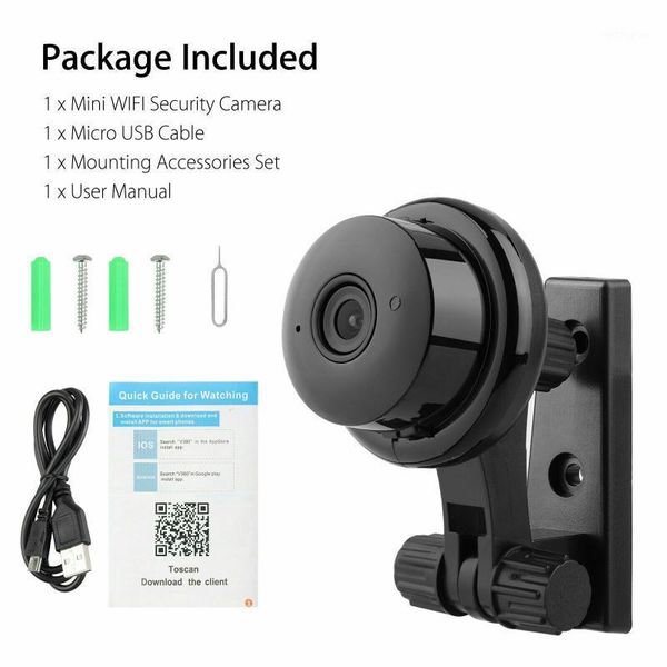 

cameras mini ip camera 720p cctv wifi security surveillance with stand baby monitor ir night vision1
